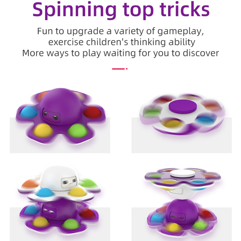 Octopus Face-Changing Bubble Sensory Toy