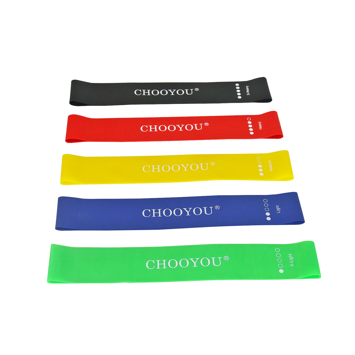 Custom 5pcs Set Rubber Loop Band Booty Bands