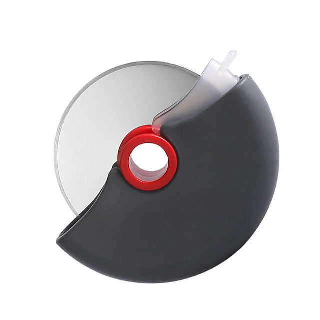 Pizza Cutter with Wheel Slicer and Plastic Protective Guard