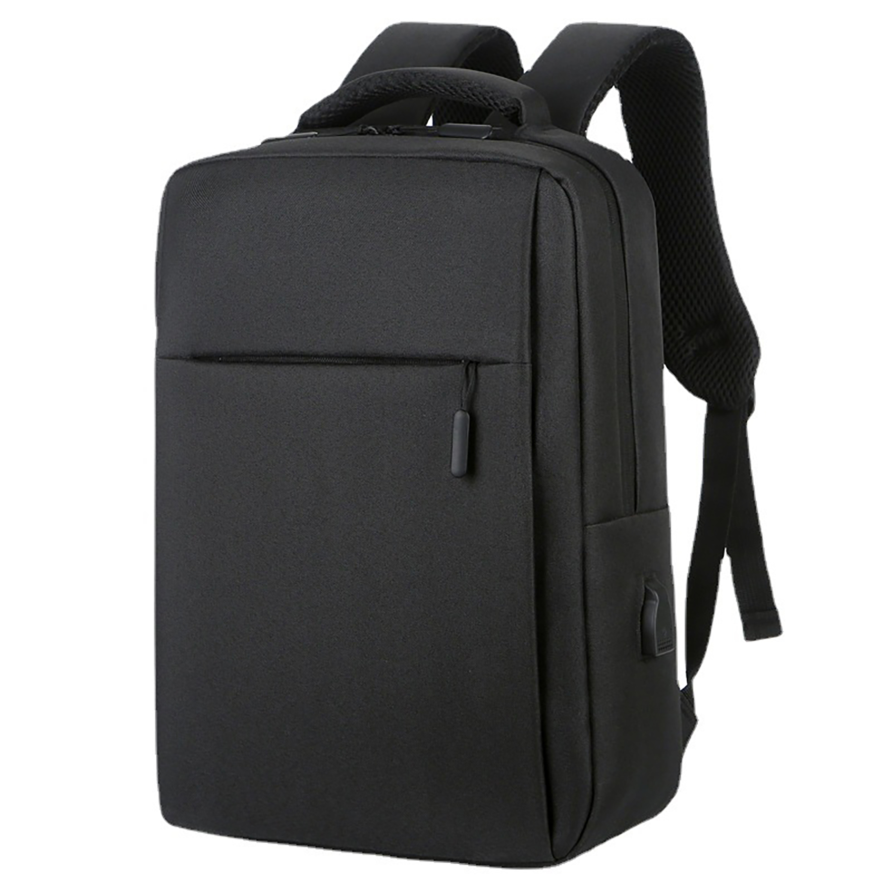17 Inch Business Flight Approved Carry On Backpack with USB Charger Port and Luggage Sleeve