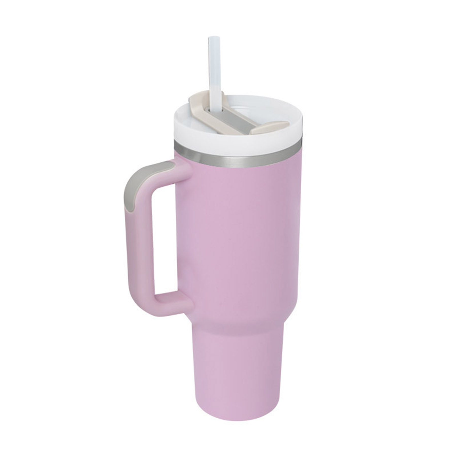 40 oz Travel Mug Straw Covers Cup with Lid Insulated