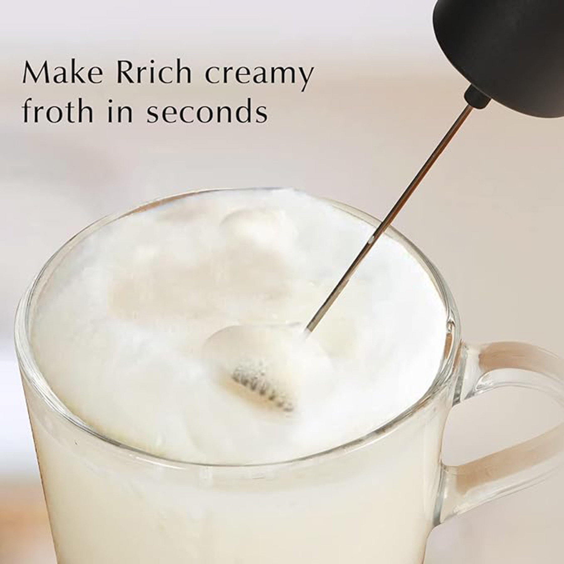 Stainless Steel Milk  Electric Frother Foam Maker