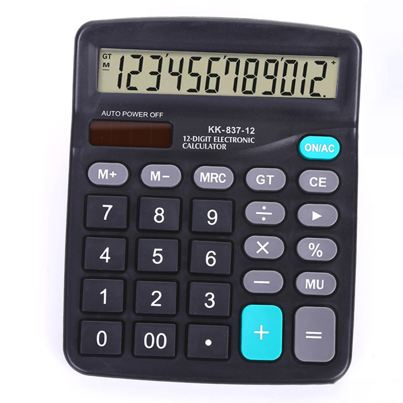 12-Digit  Power Handheld Desktop Calculator