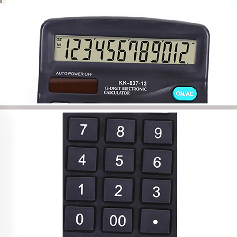 12-Digit  Power Handheld Desktop Calculator