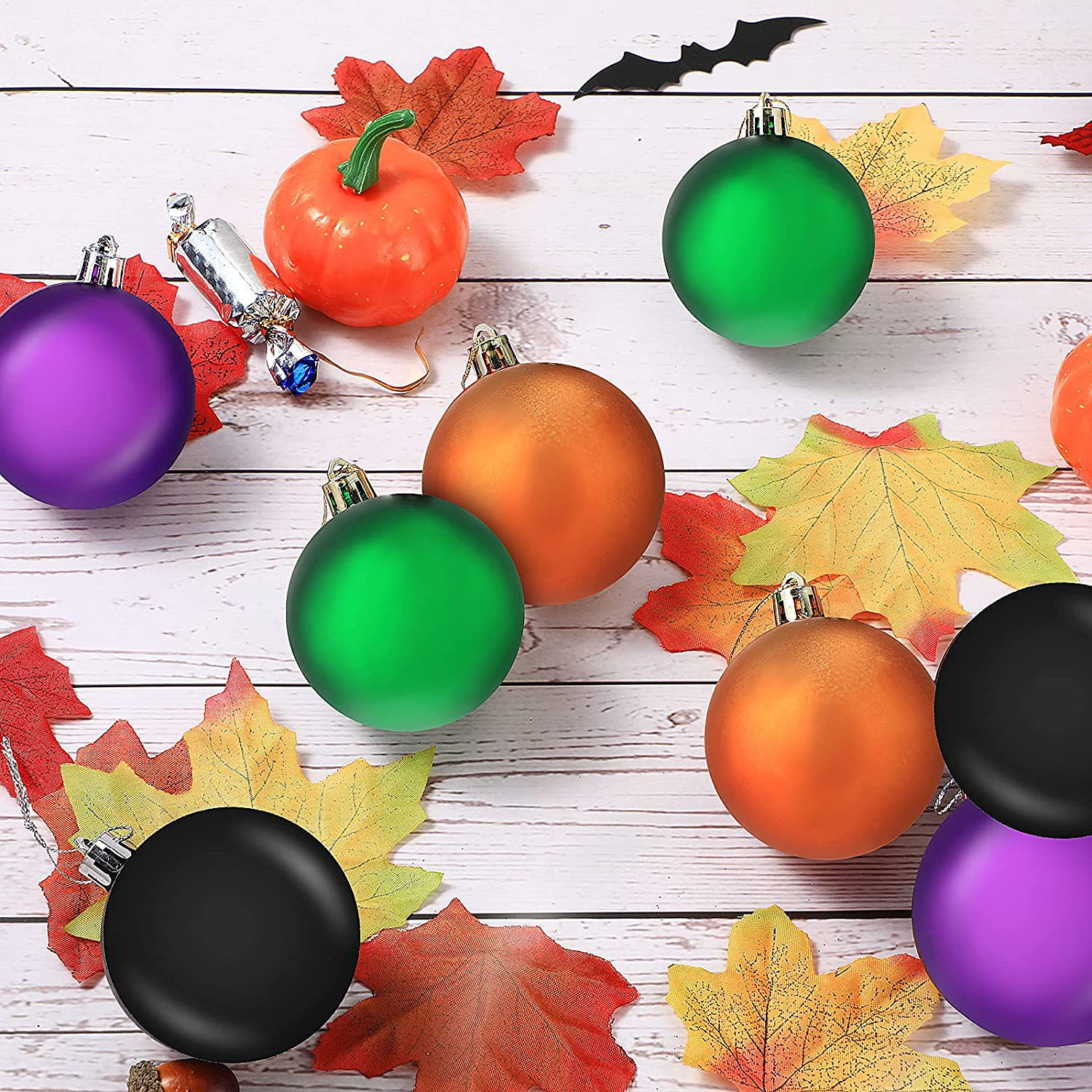 Holiday Bulbs Festive Wedding Hanging Ornaments Christmas Tree Decoration--8 cm