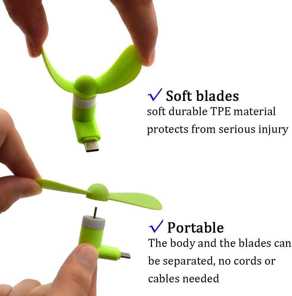 USB Portable Mobile Phone Type C Mini Fan USB Portable Mobile Phone Type C Mini Fan