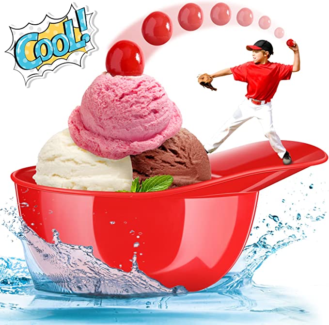 Plastic Baseball Helmet Cups for Birthday Party Dessert Serving Supplies
