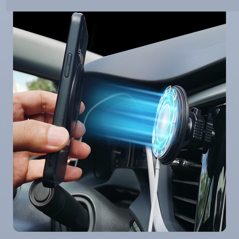 360° Rotation Ultra-Thin Cell Phone Stand w/ Magnet