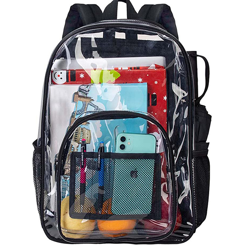 Clear PVC Backpack for Women Men
