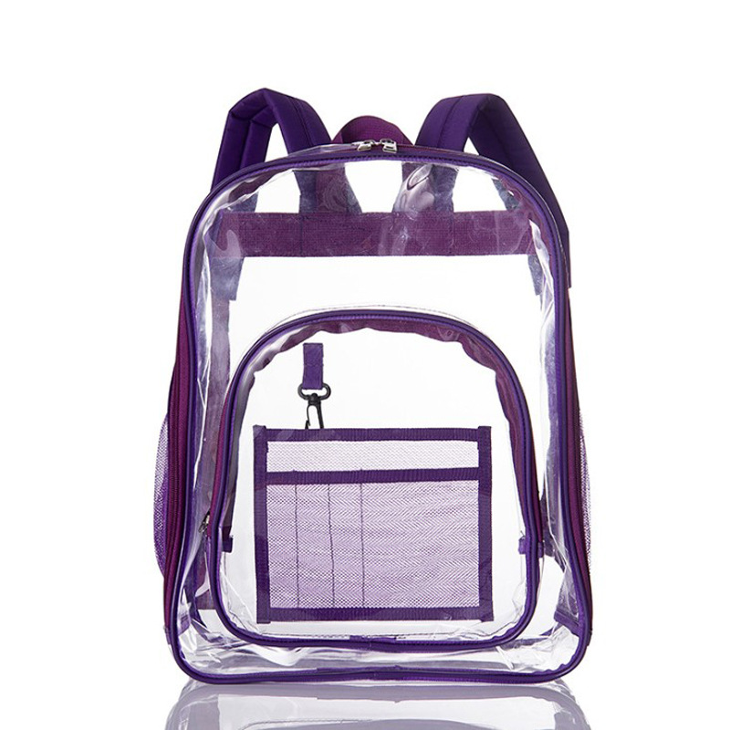Clear PVC Backpack for Women Men