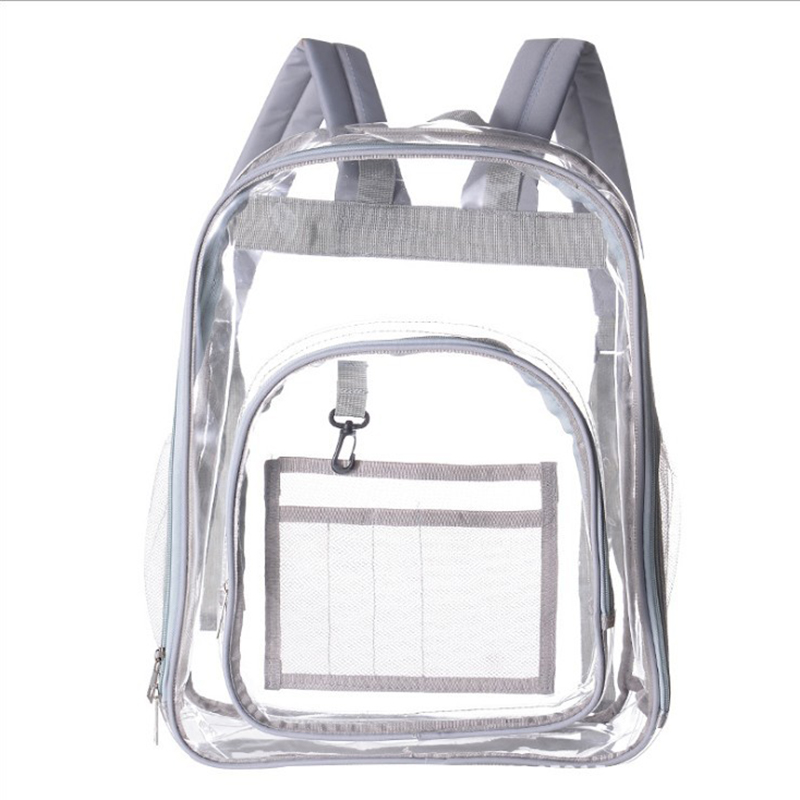 Clear PVC Backpack for Women Men