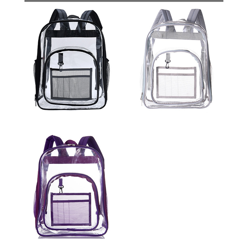 Clear PVC Backpack for Women Men