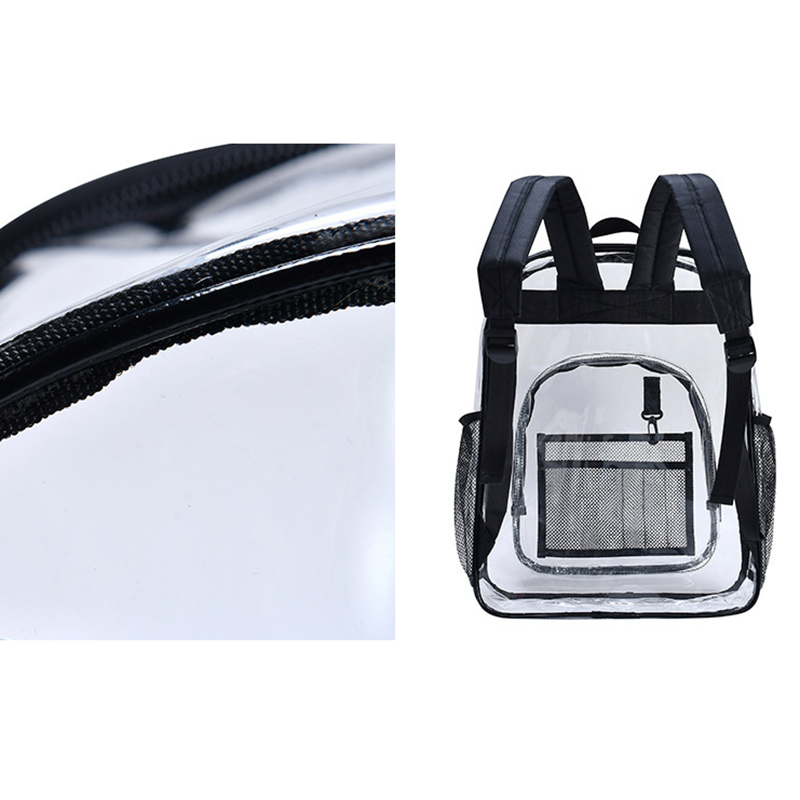Clear PVC Backpack for Women Men