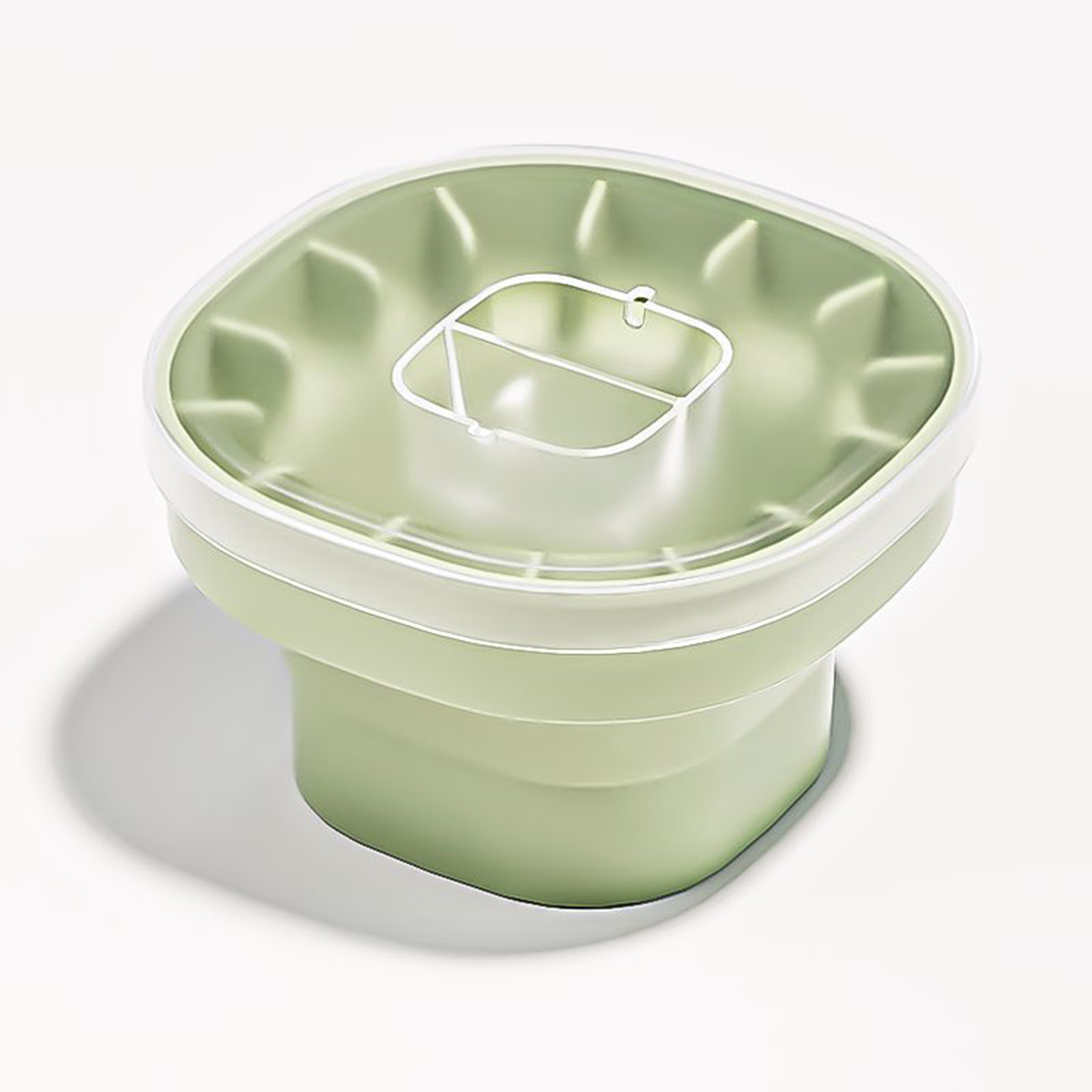 Foldable Silicone Ice Cup with Lid