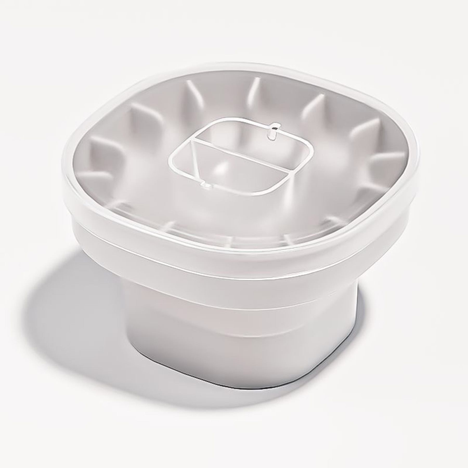 Foldable Silicone Ice Cup with Lid