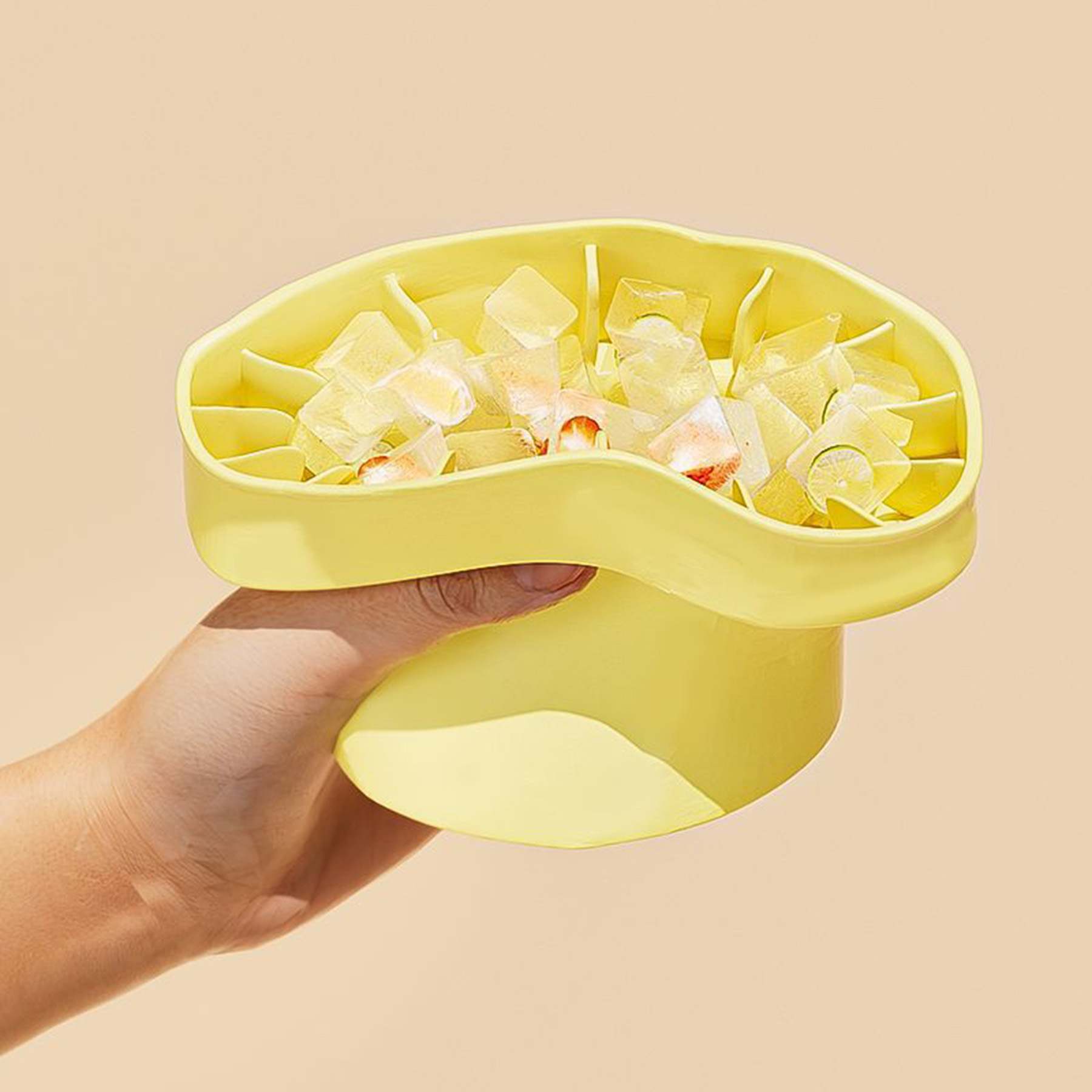 Foldable Silicone Ice Cup with Lid