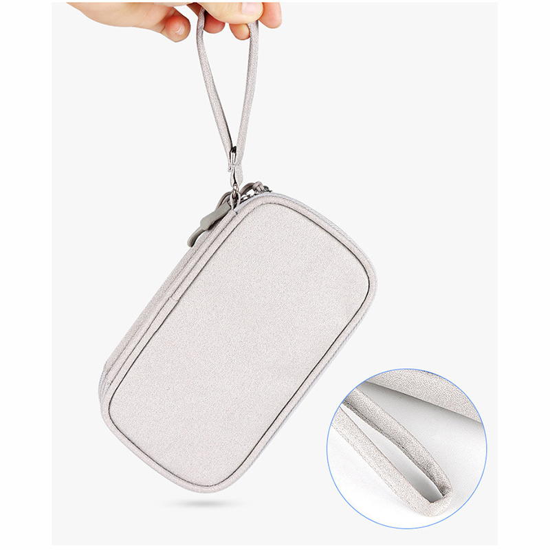 Small Waterproof Double-Layer Travel Cable Organizer Bag Electronic Accessories Small Waterproof Double-Layer Travel Cable Organizer Bag Electronic Accessories