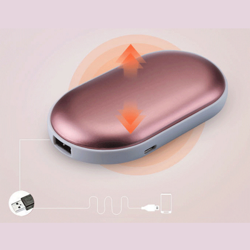 2 in 1 Portable USB Electric Handwarmer 5000mAh Powerbank 2 in 1 Portable USB Electric Handwarmer 5000mAh Powerbank