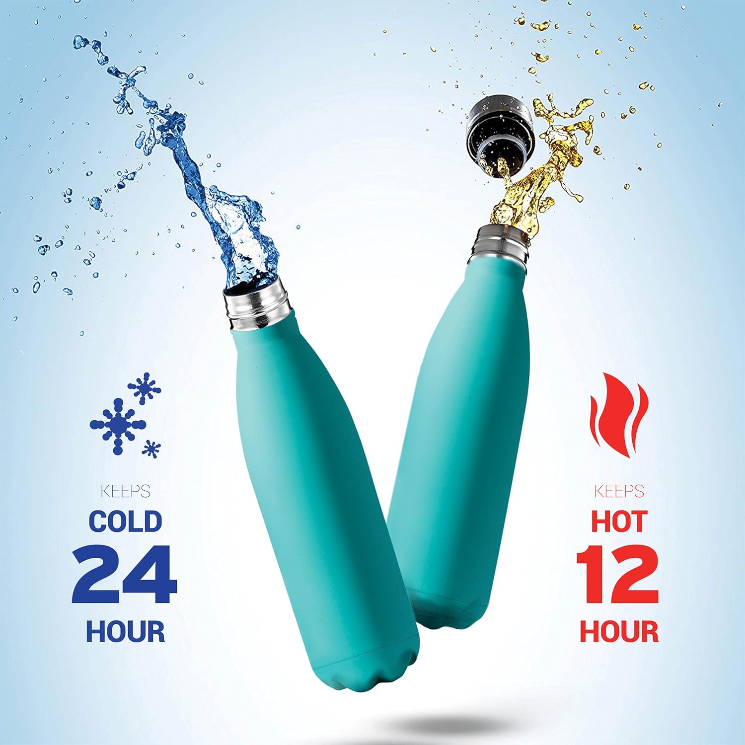 17oz Triple-Insulated Stainless-Steel Water Bottle