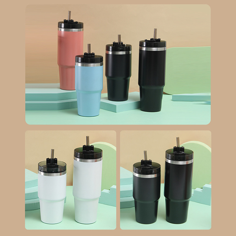 20oz Double Wall Vacuum Insulated Tumbler W/Lids Straws 20oz Double Wall Vacuum Insulated Tumbler W/Lids Straws
