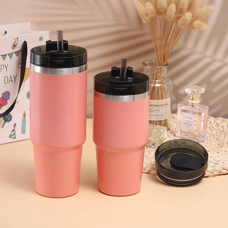 20oz Double Wall Vacuum Insulated Tumbler W/Lids Straws 20oz Double Wall Vacuum Insulated Tumbler W/Lids Straws