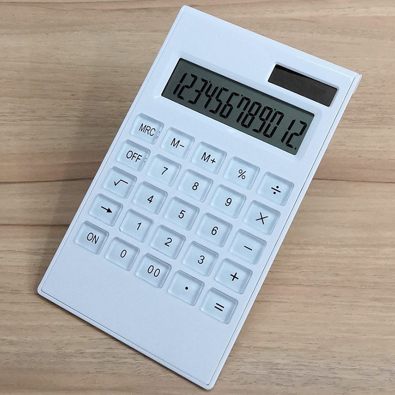 12-Digit Dual Power Handheld Desktop Calculator