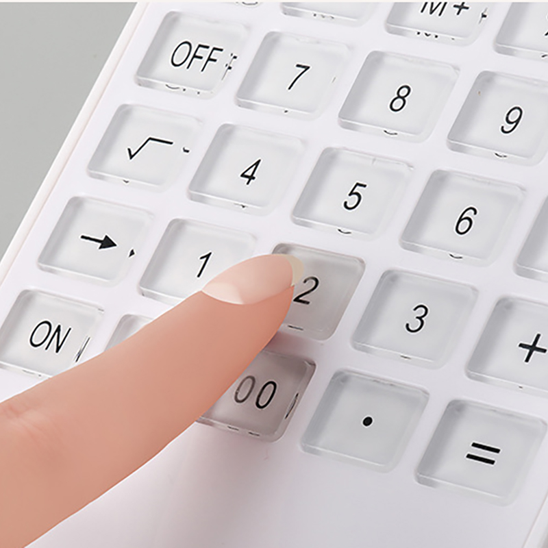 12-Digit Dual Power Handheld Desktop Calculator