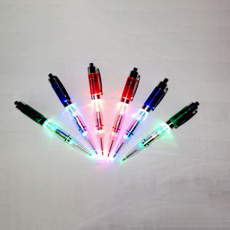  Flashlight Ballpoint Pens Lighted Tip Pen LED Pen w/Light
