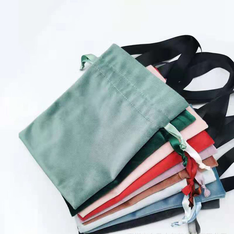 Gift Bags Jewelry Velvet Pouches Velvet Drawstring Pouches 