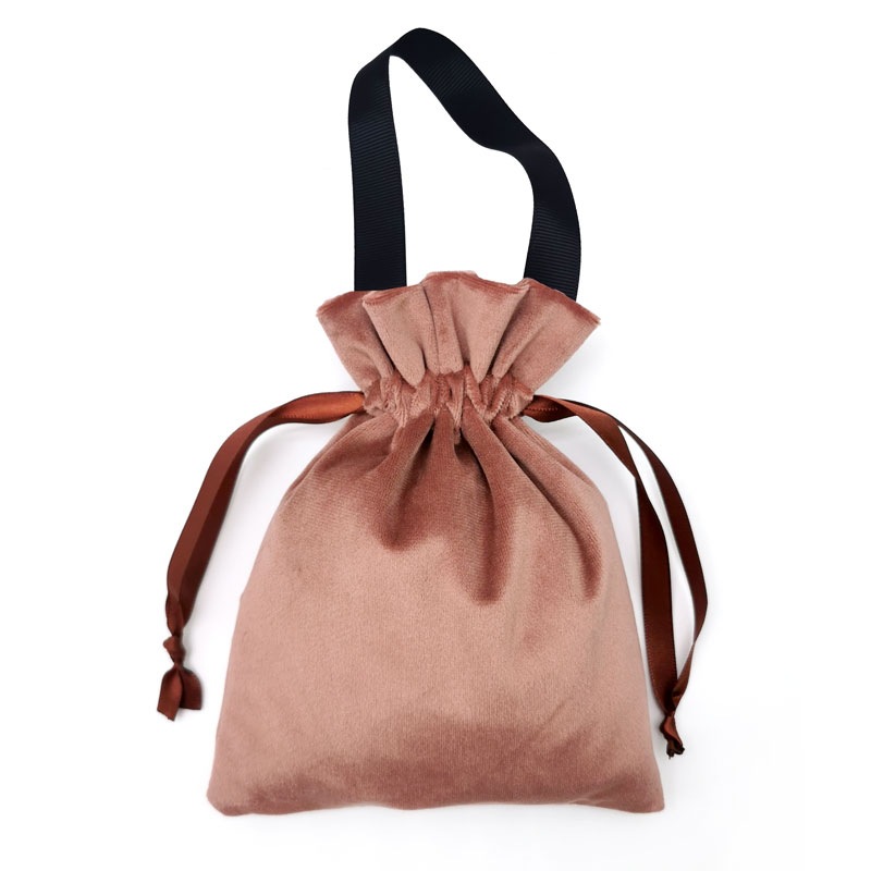 Gift Bags Jewelry Velvet Pouches Velvet Drawstring Pouches 