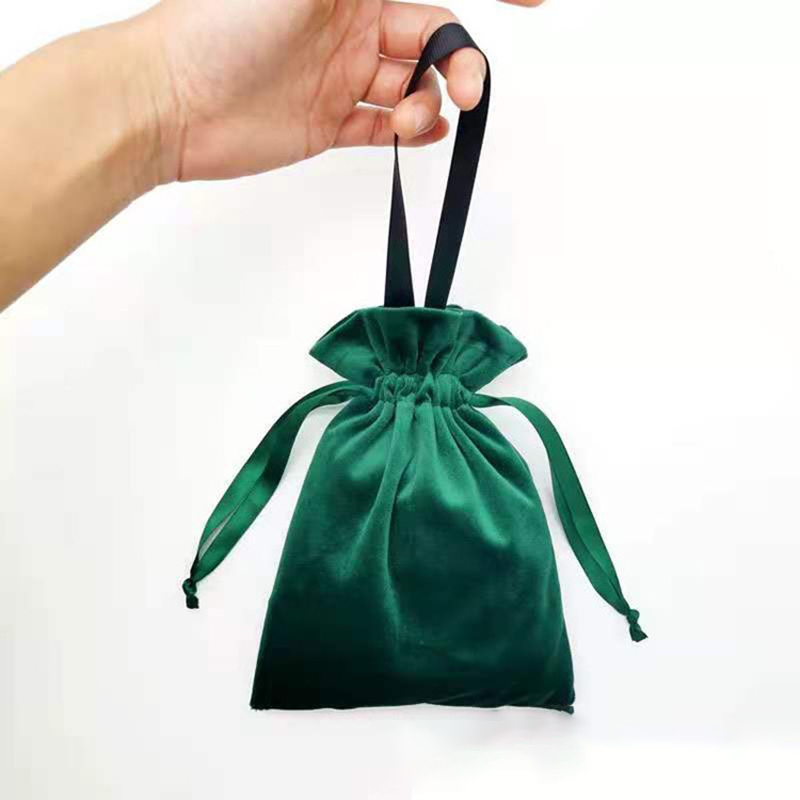 Gift Bags Jewelry Velvet Pouches Velvet Drawstring Pouches 