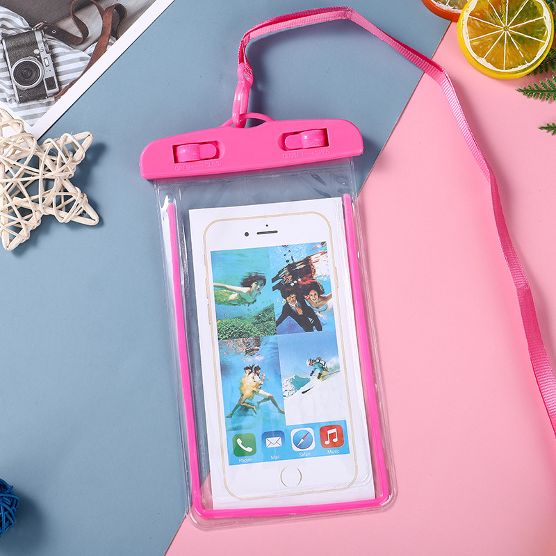 Waterproof Phone Pouch Universal Phone Case Dry Bags w/Lanyard Waterproof Phone Pouch Universal Phone Case Dry Bags w/Lanyard