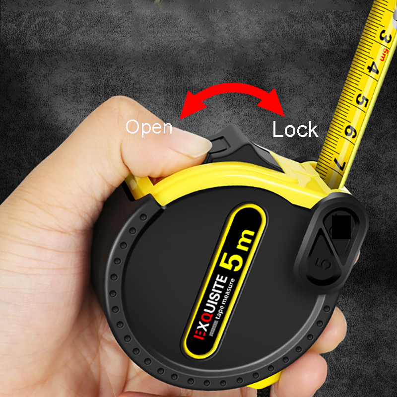16FT/5M Retractable Measuring Tape w/Belt Hook