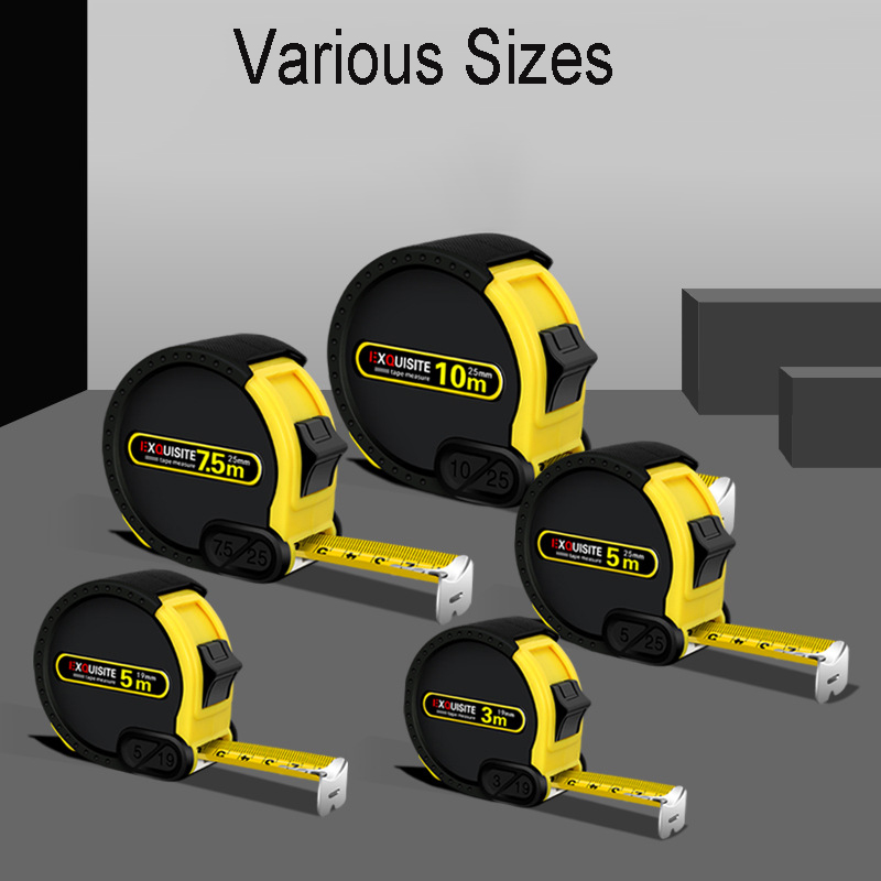 16FT/5M Retractable Measuring Tape w/Belt Hook