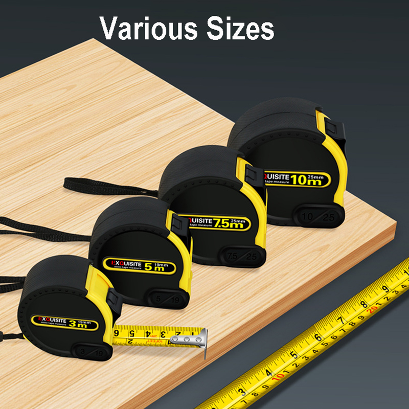16FT/5M Retractable Measuring Tape w/Belt Hook