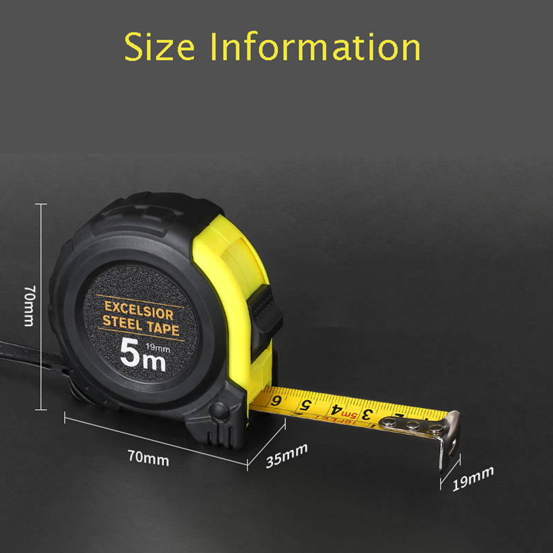 16FT/5M Acrylic Coated Steel Blade Measuring Tape 16FT/5M Acrylic Coated Steel Blade Measuring Tape