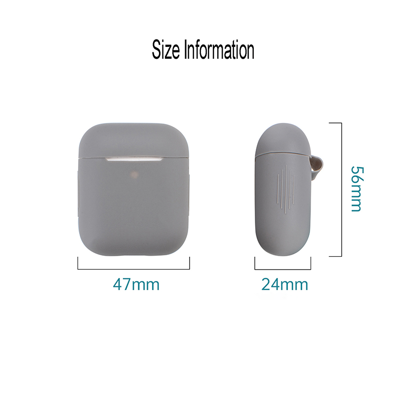  Soft Silicone Airpods 1/2 Generation Case Cover