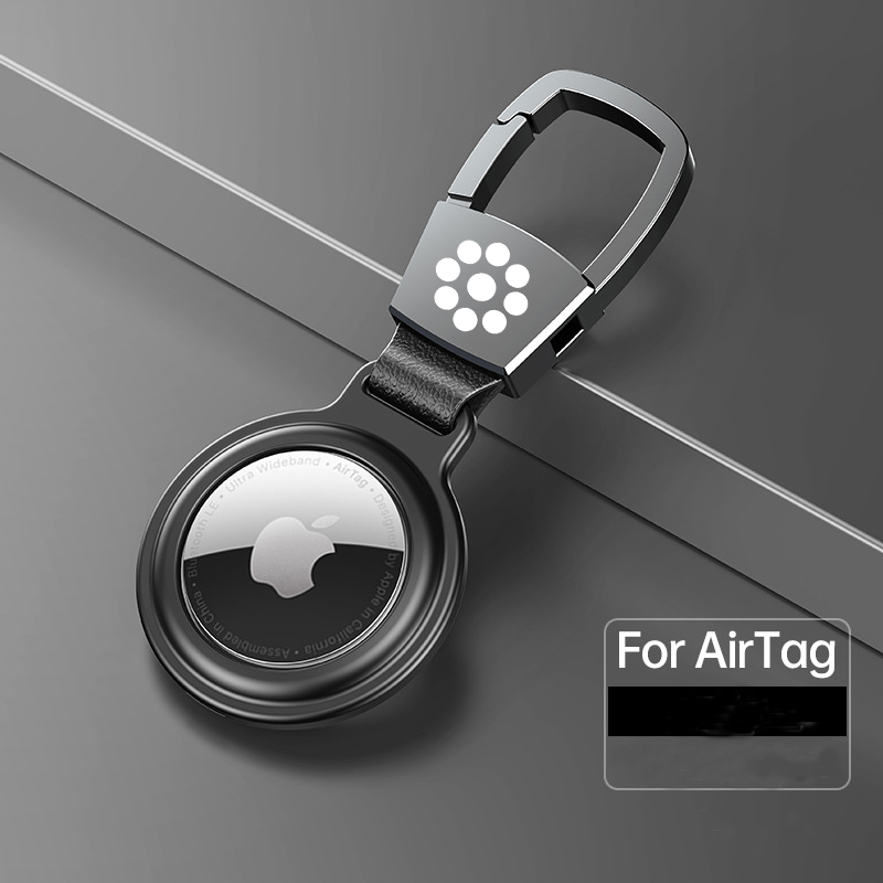 Metal Magnetic Airtags Case Key Ring Holder Accessories