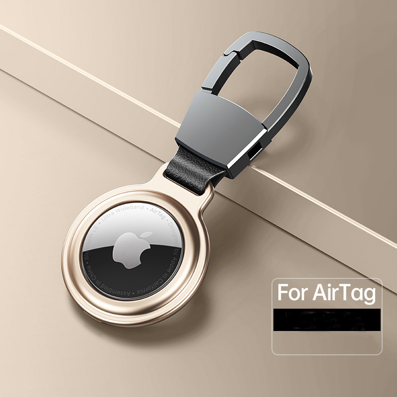 Metal Magnetic Airtags Case Key Ring Holder Accessories