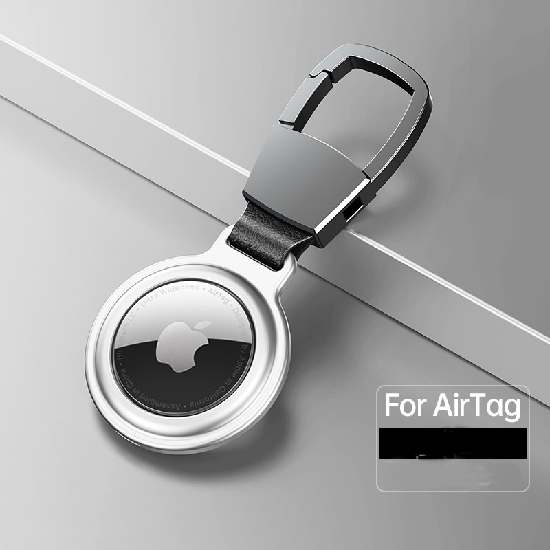 Metal Magnetic Airtags Case Key Ring Holder Accessories
