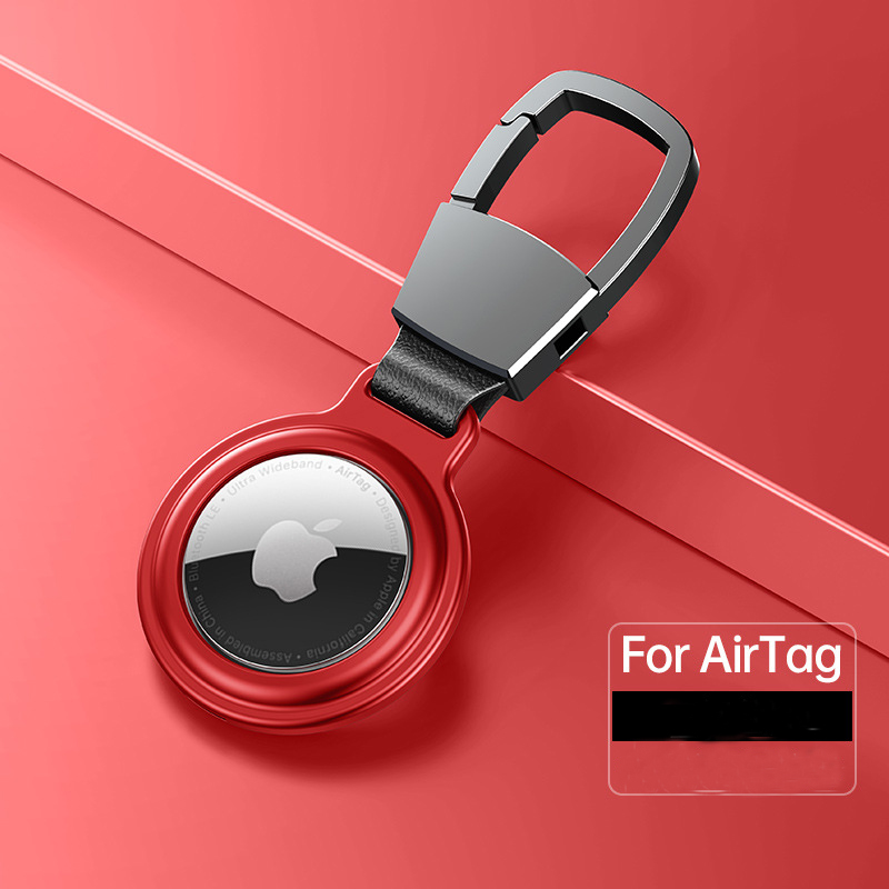 Metal Magnetic Airtags Case Key Ring Holder Accessories