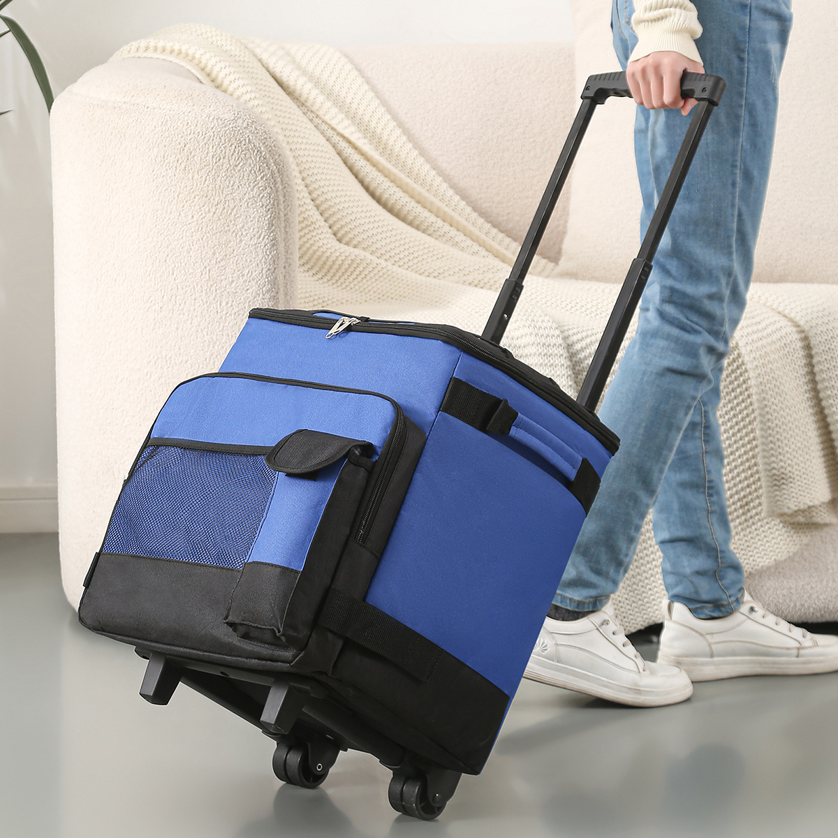 MGA1450 Portable 43L Collapsible Rolling Soft Cooler Bag