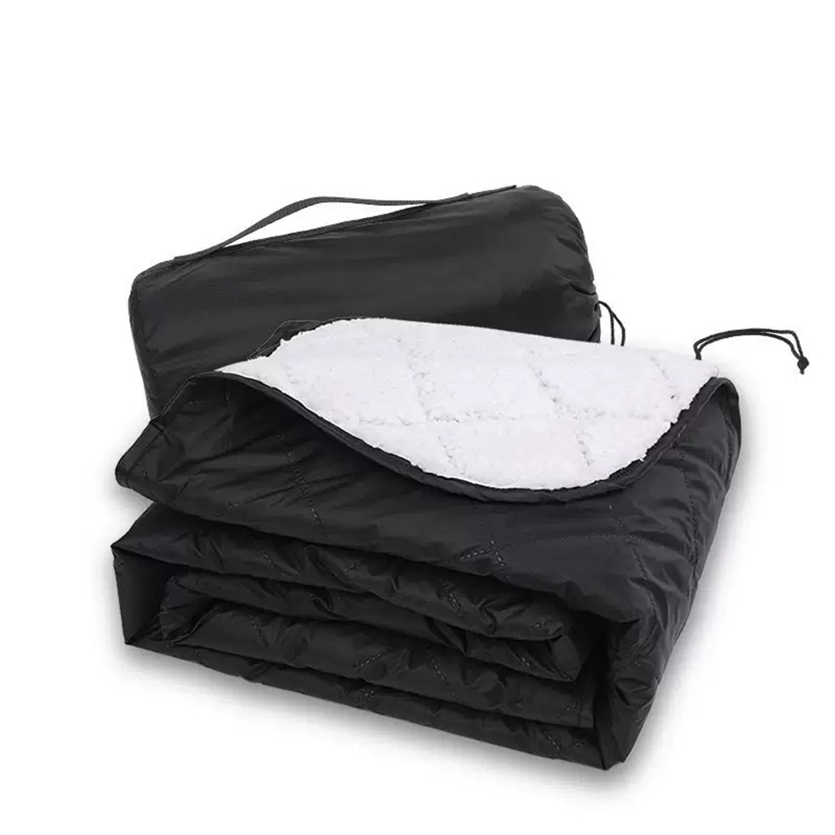 MGA1464 Thick Large Camping Blanket with Sherpa Lining80"x55"